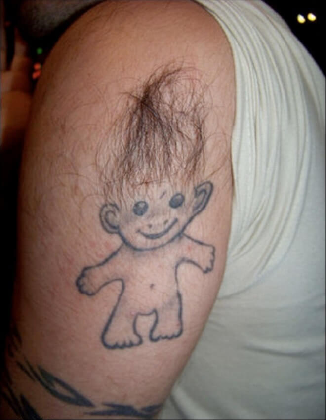 Happy Troll Tattoo