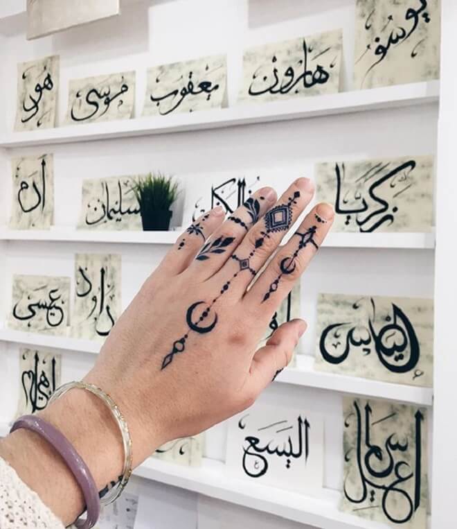 Henna Finger Tattoo