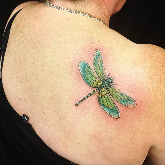 Insect Shoulder Tattoo