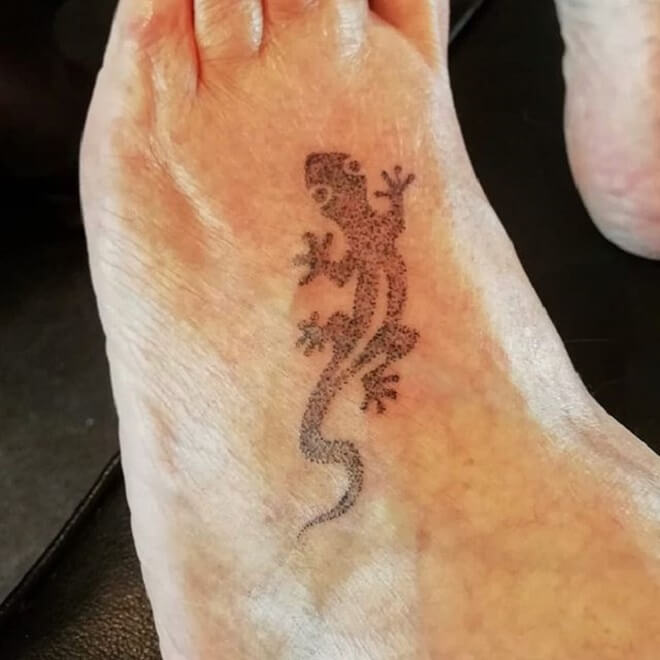 Lizard Foot Tattoo