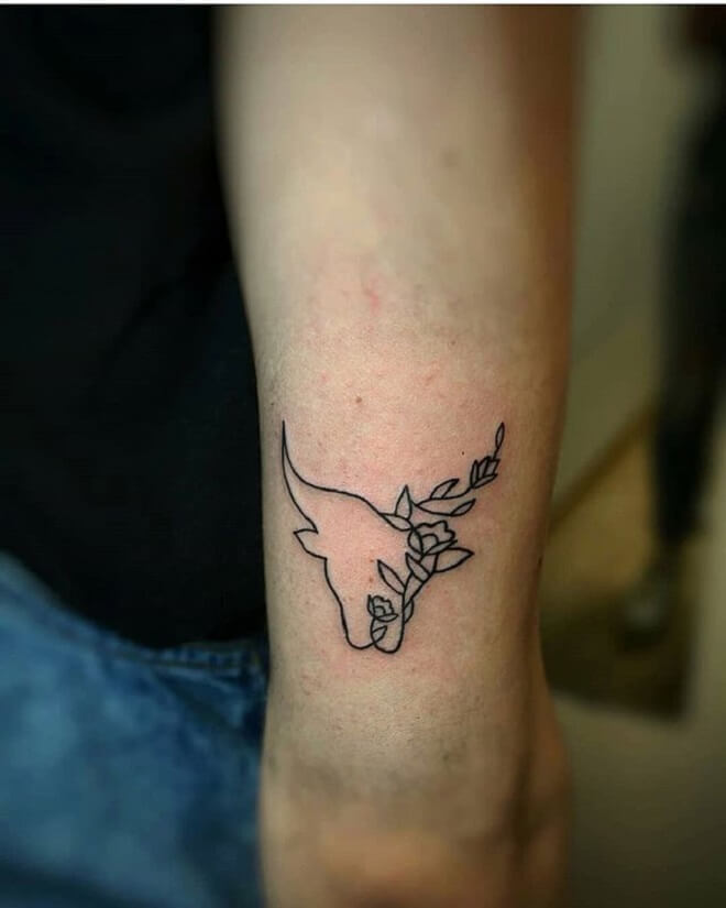 Mini Bull Tattoo