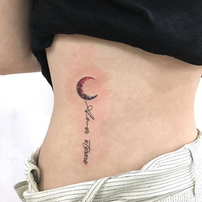 Moon Side Tattoo
