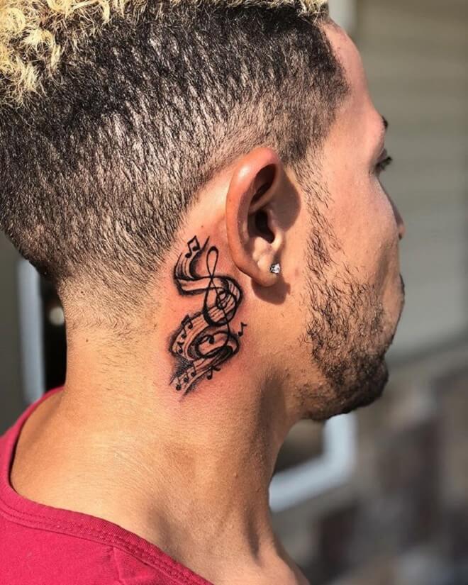 Music Note Tattoo for Men
