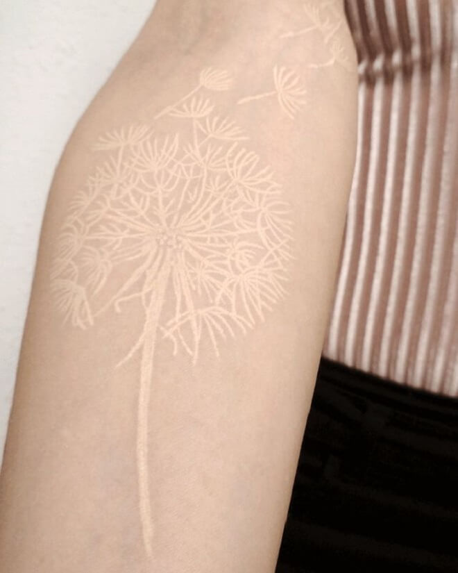 New Dandelion Tattoo