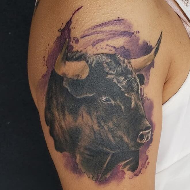 Popular Bull Tattoo