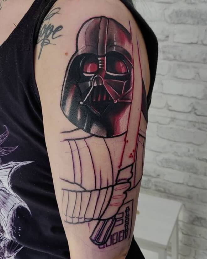 Popular Darth Vader Tattoo