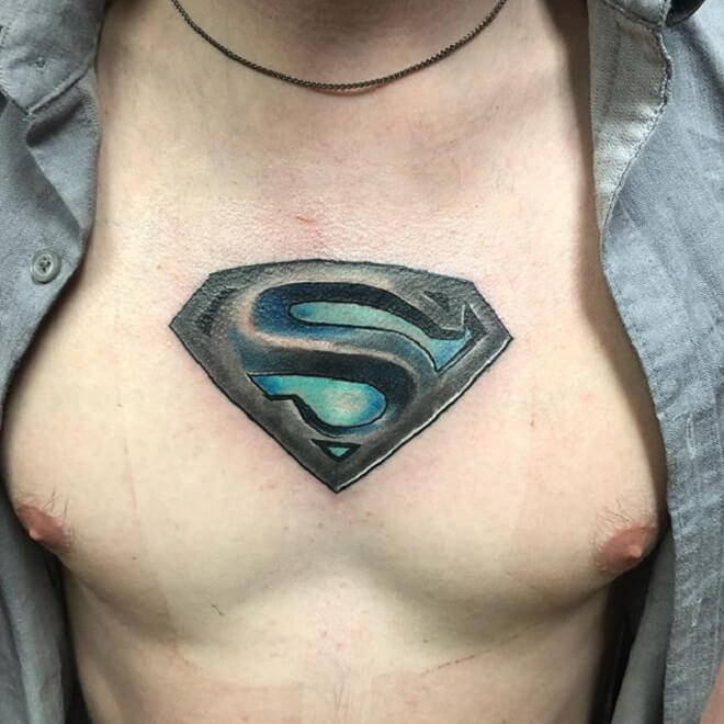 Popular Superman Tattoo