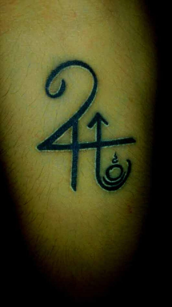 Sagittarius Zodiac Symbol Tattoo