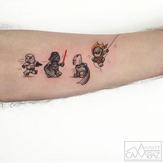 Simple Darth Vader Tattoo