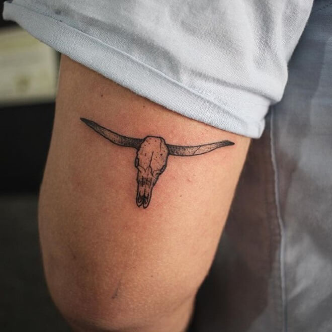 Small Bull Tattoo