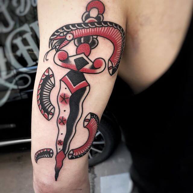 Snake Traditional Tattoo