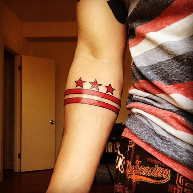 Star Armband Tattoo