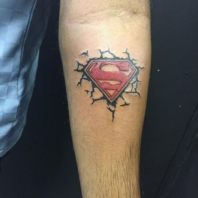Superman Tattoo Style