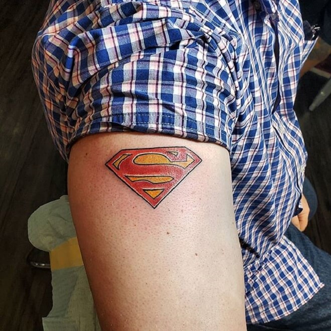 Superman Tattoo for Men
