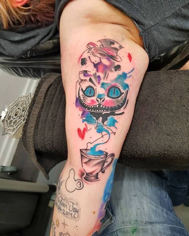 Supreme Cheshire Cat Tattoo