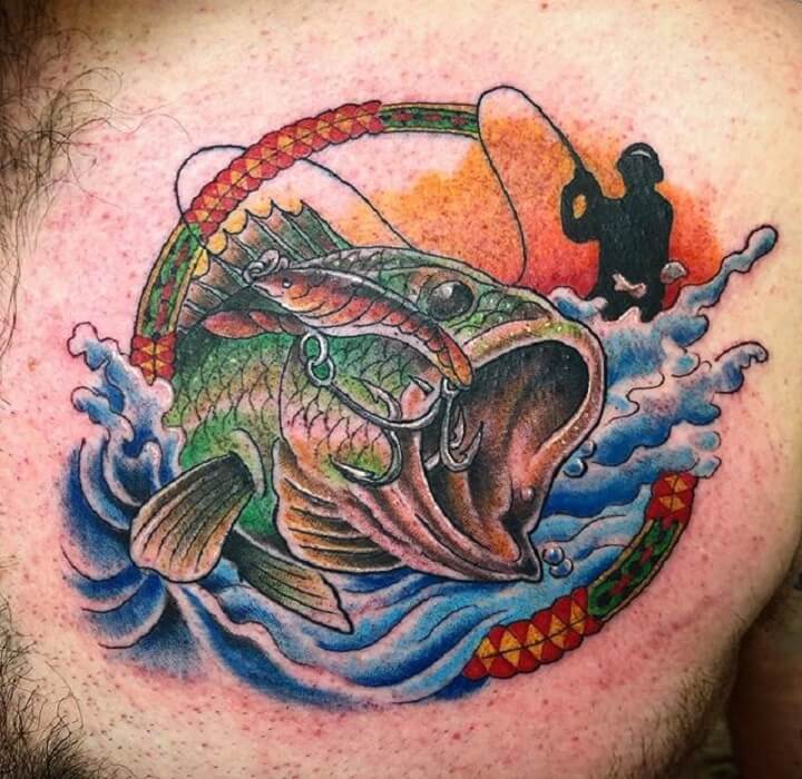 Top Fishing Tattoo. 