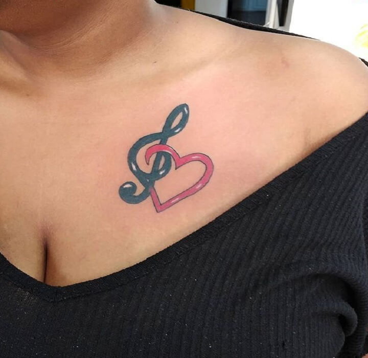 Top 30 Music Note Tattoos | Amazing Music Note Tattoo Designs & Ideas