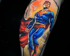 Top Superman Tattoo