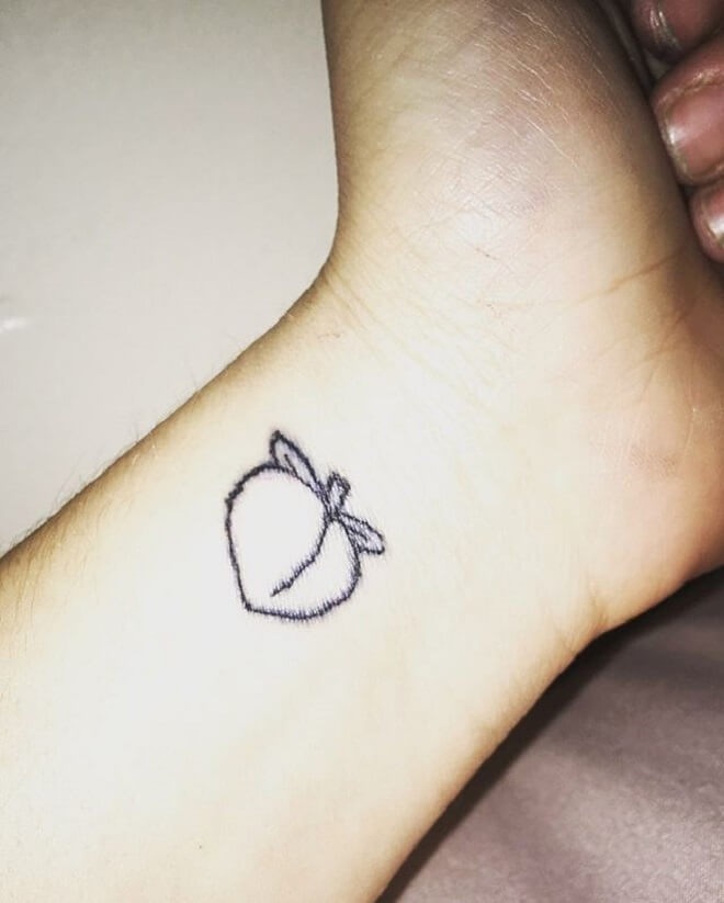 Arm Peach Tattoo