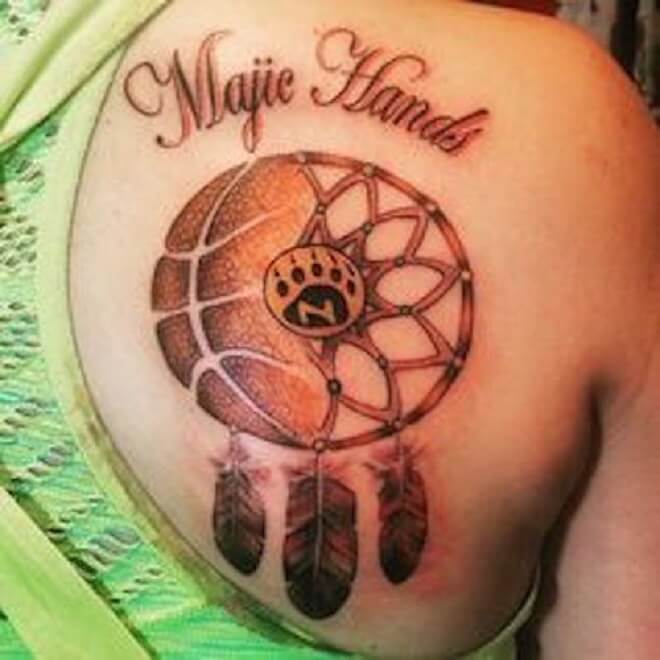 Awesome Basketball Tattoo