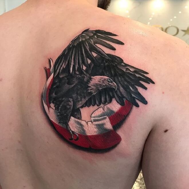 Back Patriotic Tattoo