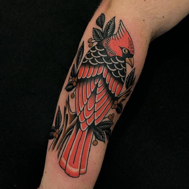 Best Cardinal Tattoo. 