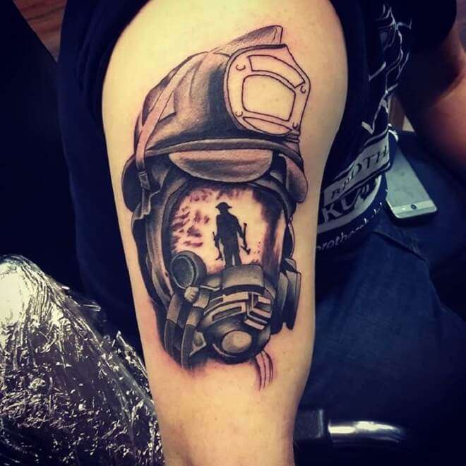 Best Firefighter Tattoo