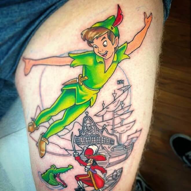 Best Peter Pan Tattoo