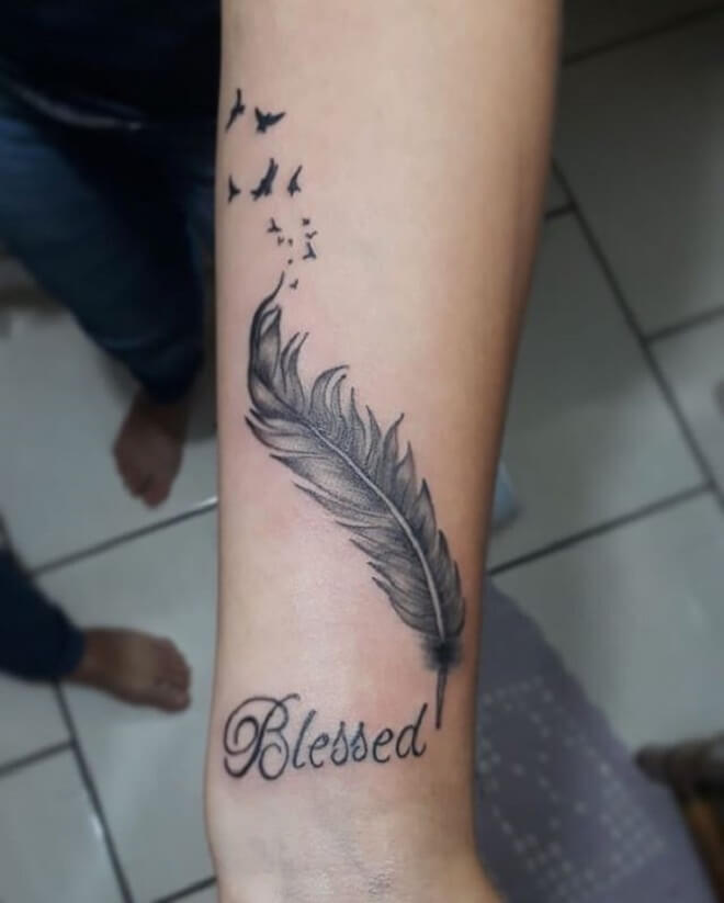 Blessed Tattoo Designs