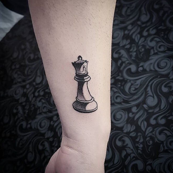 Chess Men Tattoo