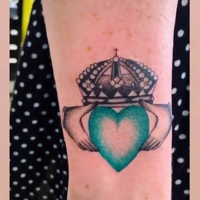 Claddagh Heart Tattoo