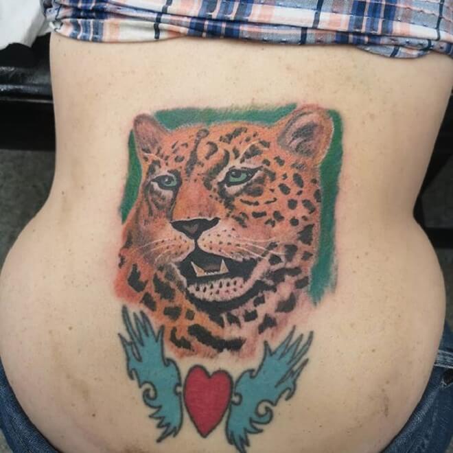 Color Leopard Tattoo