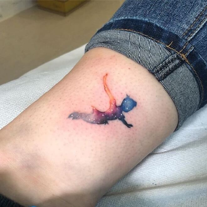 Colorful Peter Pan Tattoo
