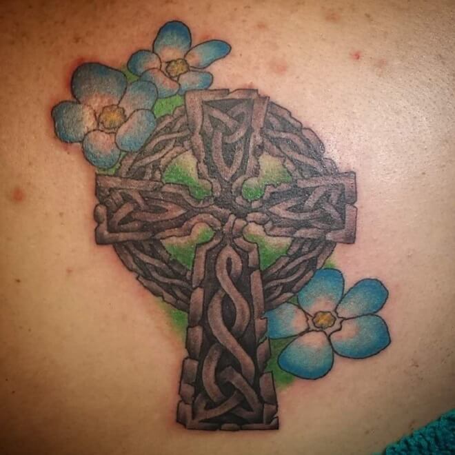 Cool Celtic Cross Tattoo