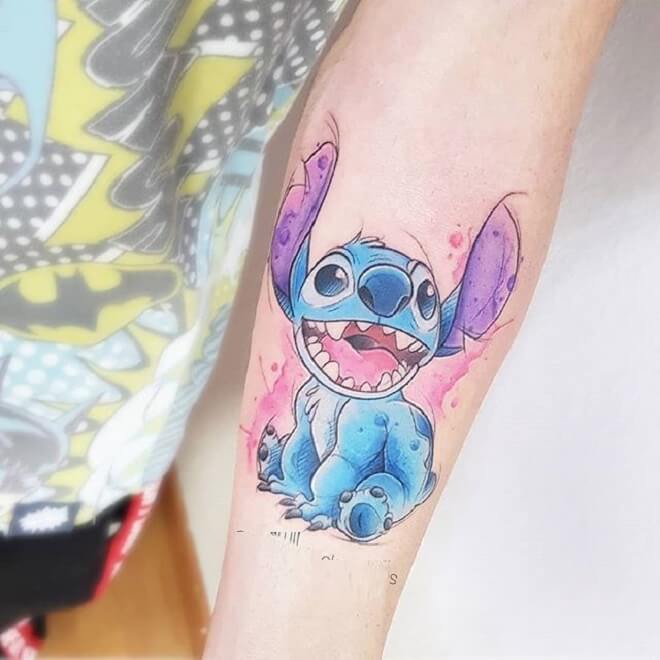 Crazy Lilo and Stitch Tattoo