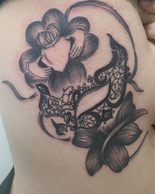 Flower Claddagh Tattoo
