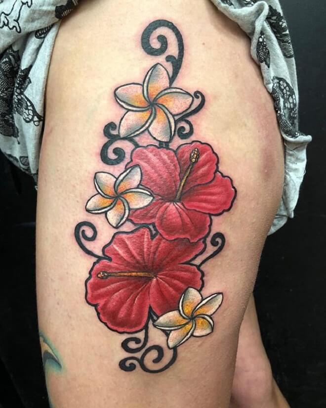 Flower Filigree Tattoo