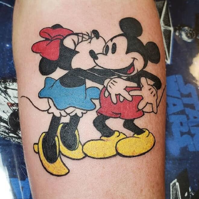 Fun Minnie Mouse Tattoo