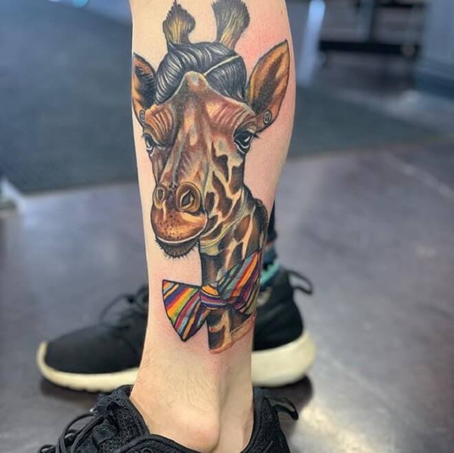 Giraffe Tattoo Artist