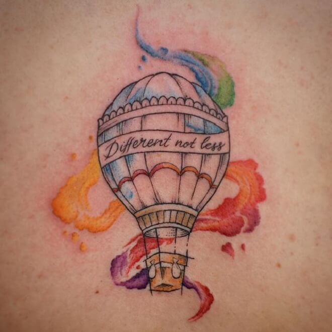 Hot Air Balloon Tattoo Artist