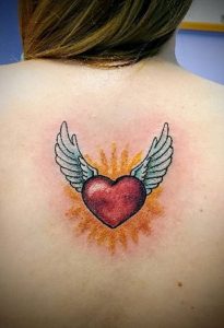 Top 30 Heart with Wings Tattoos | Best Heart with Wings Tattoo Designs