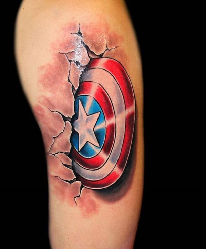 Marvel Comics Tattoo
