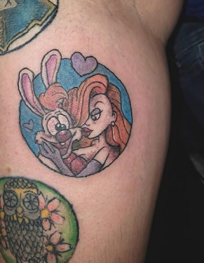 Mini Jessica Rabbit Tattoo