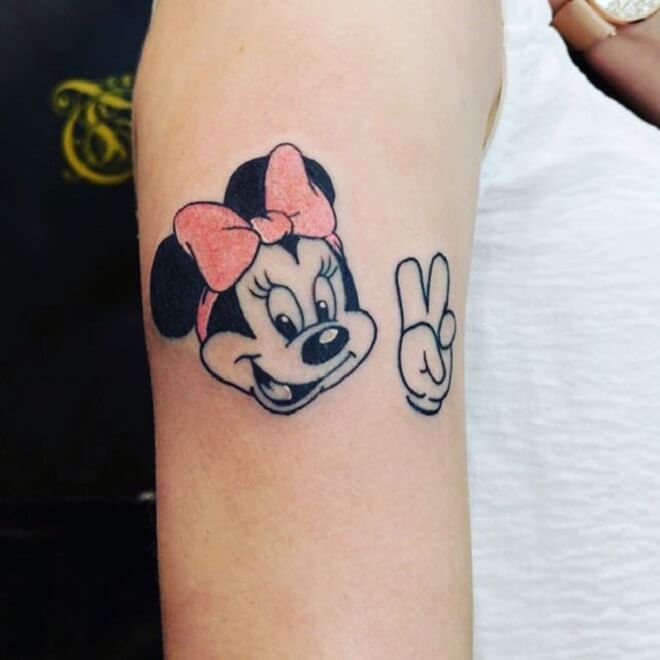 Minnie Mouse Tattoo Artist