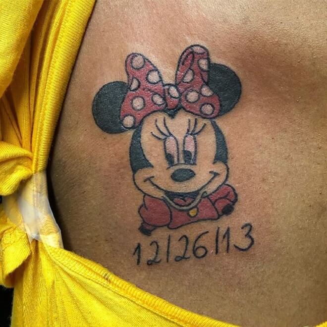Minnie Mouse Tattoo