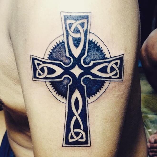 New Celtic Cross Tattoo