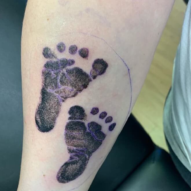 New Footprint Tattoo