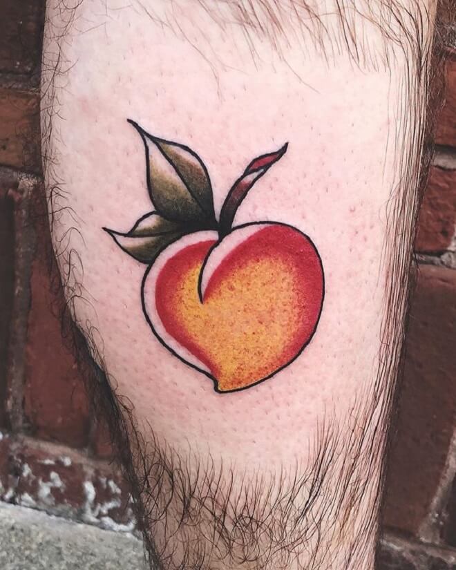 Peach Men Tattoo