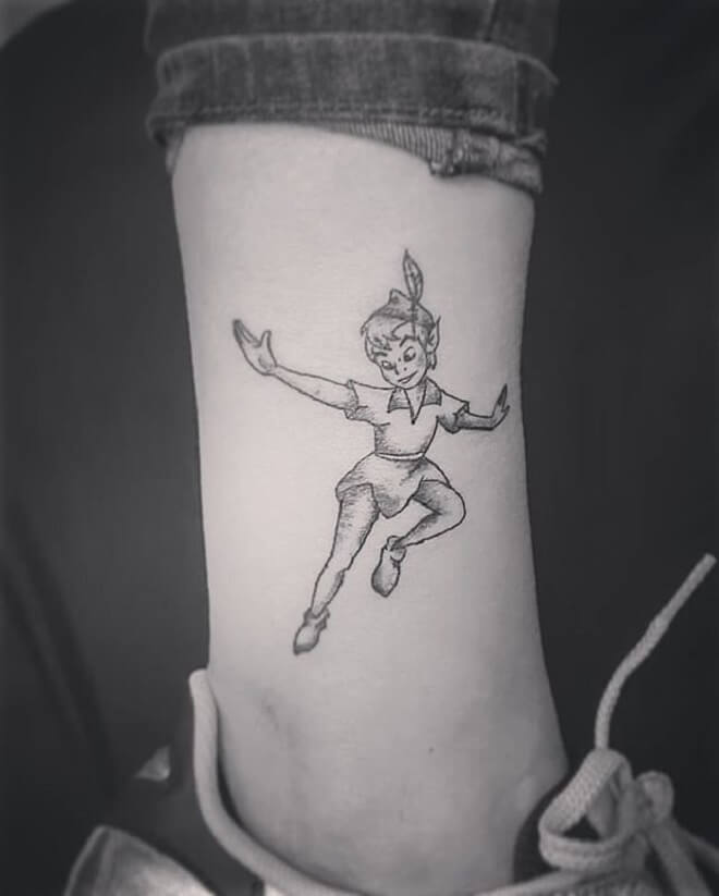 Peter Pan Style Tattoo