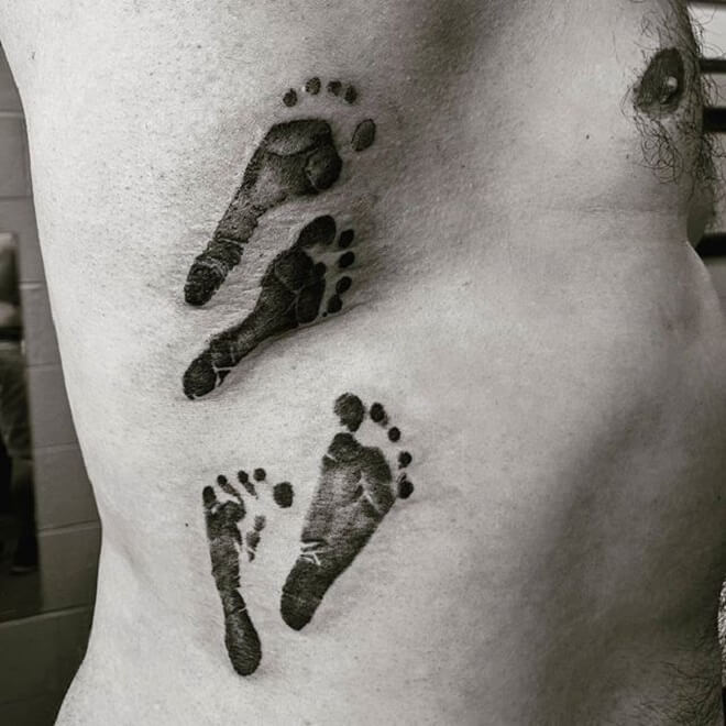 Popular Footprint Tattoo